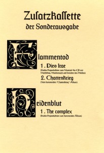 Flammentod  Heidenblut ‎–  Zusatzkassette (Bonus tape).jpg